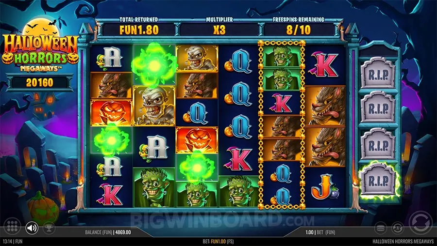 Halloween Horrors Megaways slot