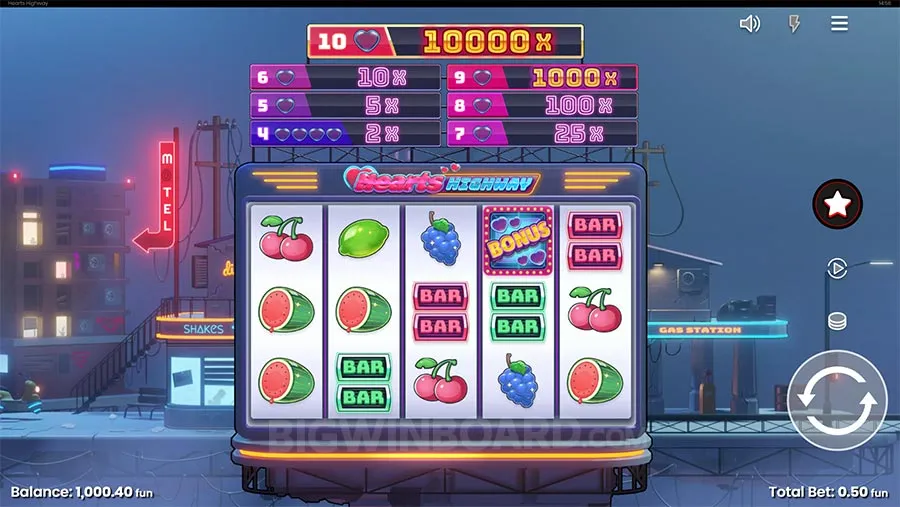Hearts Highway slot