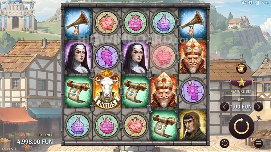 Holy Hand Grenade 2 Dream Drop slot