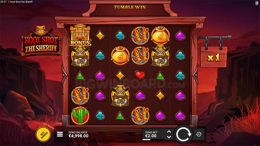 Hoot Shot The Sheriff slot