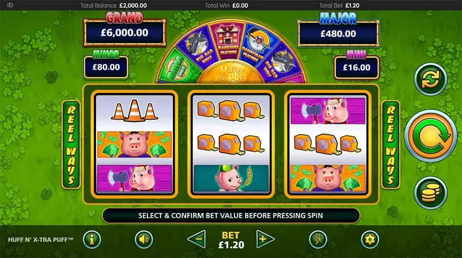 Huff N' Xtra Puff slot