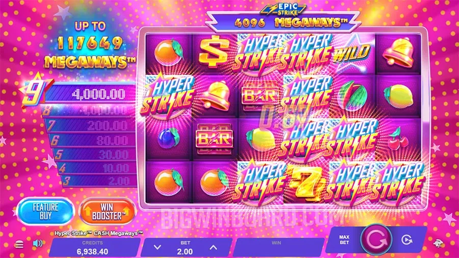 Hyper Strike Cash Megaways slot