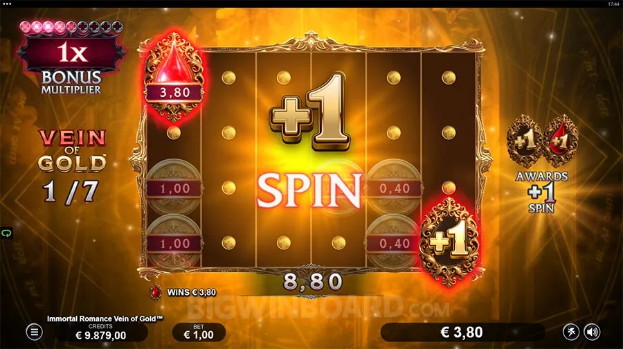 Immortal Romance Vein of Gold slot