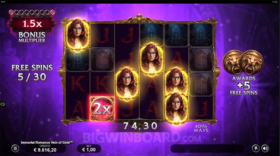 Immortal Romance Vein of Gold slot