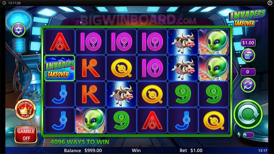 Invaders Takeover slot