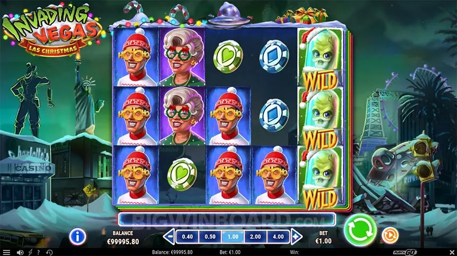 Invading Vegas Las Christmas slot