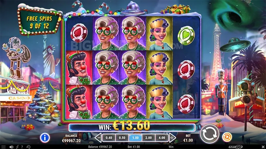 Invading Vegas Las Christmas slot