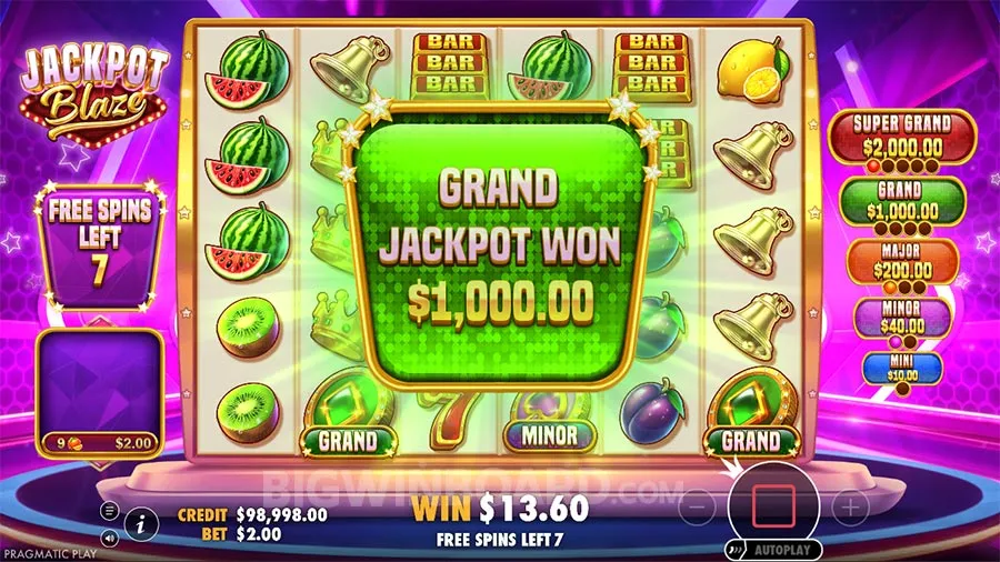 Jackpot Blaze slot