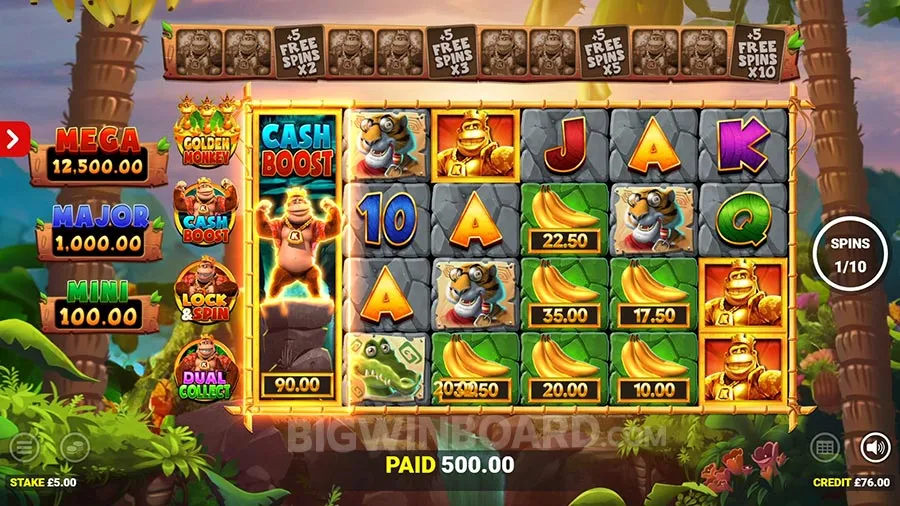King Kong Cash Even Bigger Bananas slot