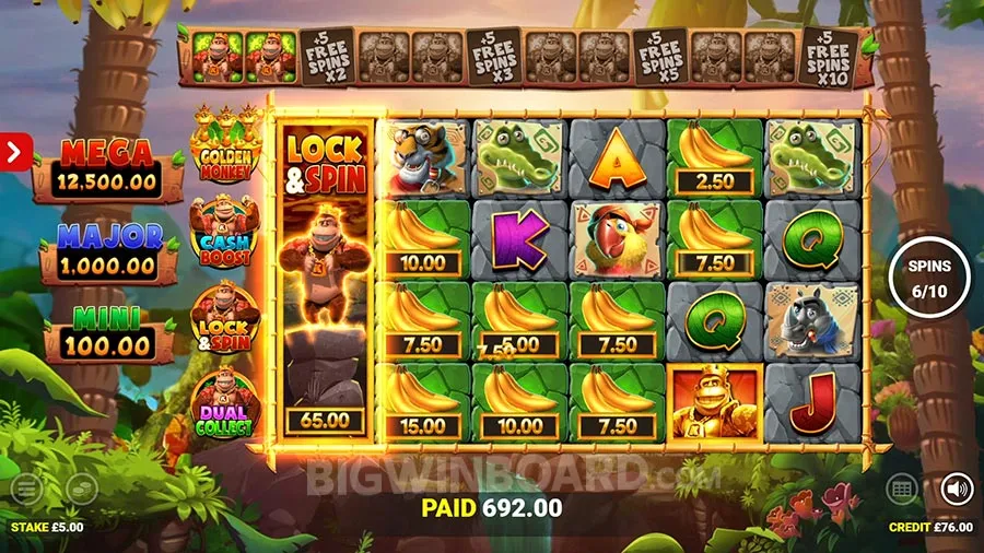 King Kong Cash Even Bigger Bananas slot