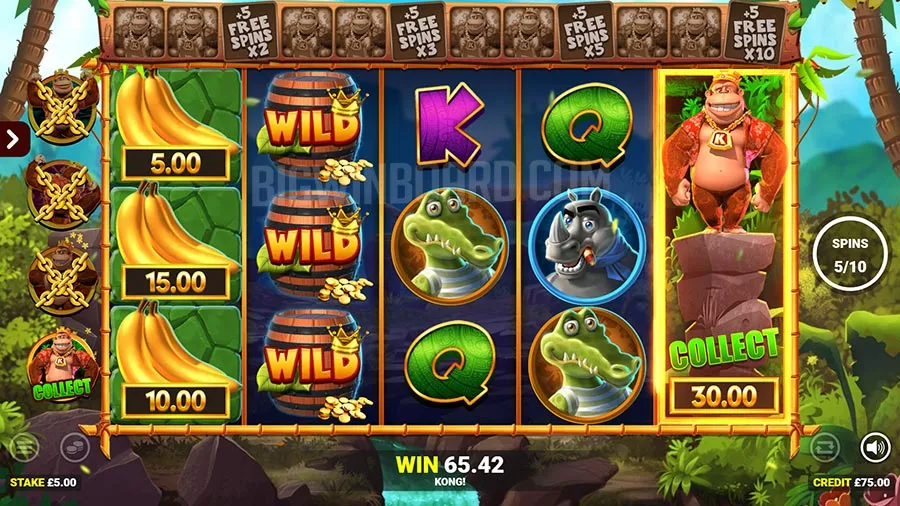 King Kong Cash Go Bananas slot