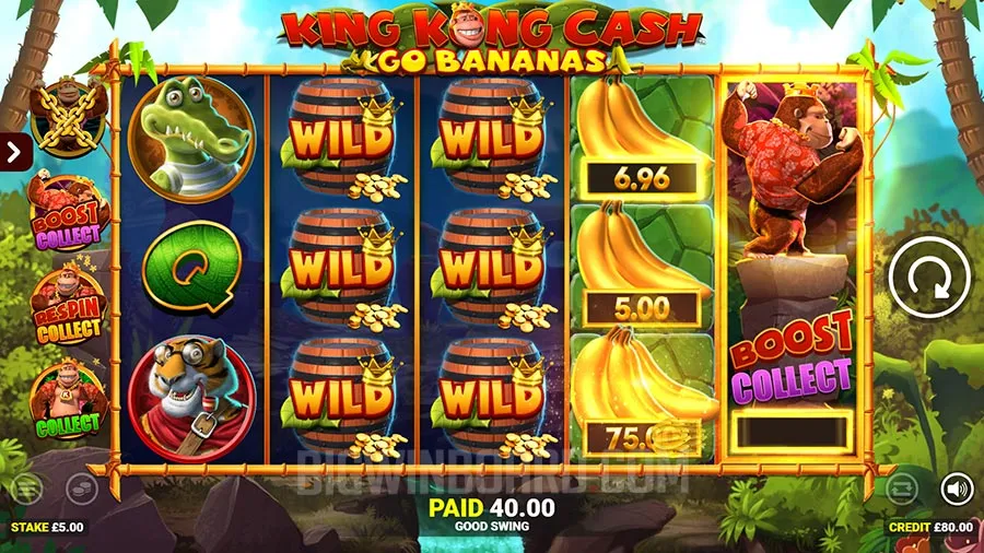 King Kong Cash Go Bananas slot