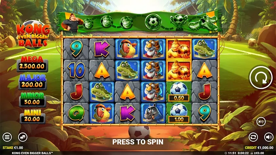 King Kong Even Bigger Balls slot