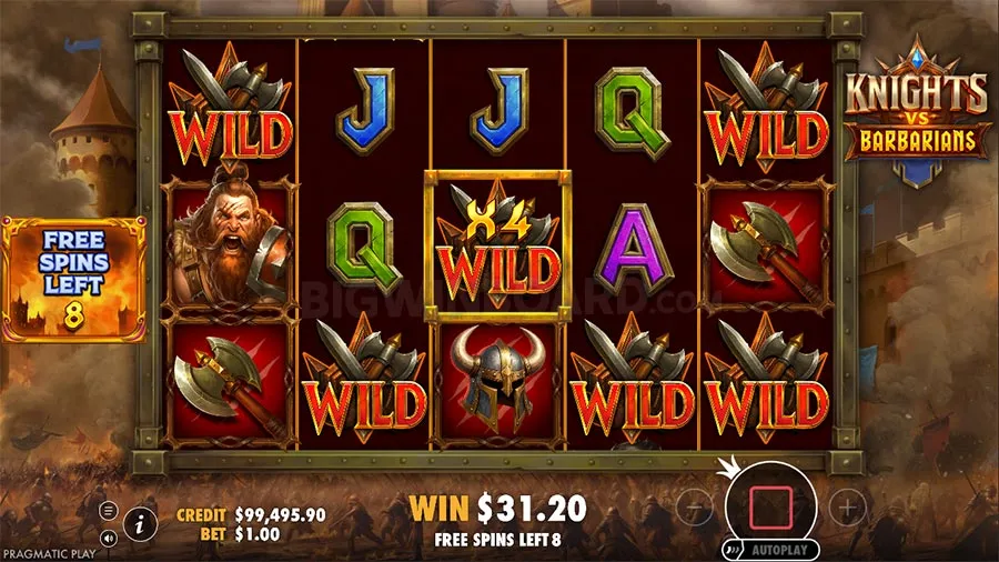 Knights vs Barbarians slot