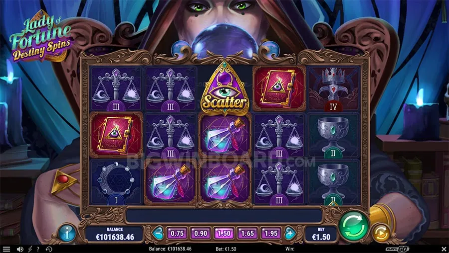 Lady of Fortune Destiny Spins slot