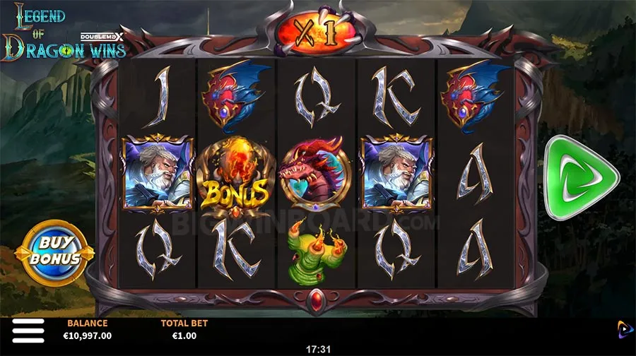 Legend of the Dragon Wins DoubleMax slot