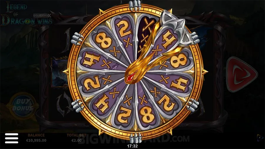 Legend of the Dragon Wins DoubleMax slot