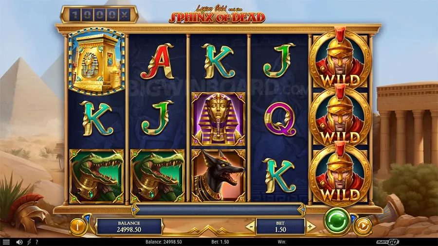 Legion Gold and the Sphinx of Dead slot