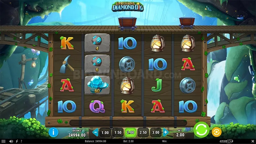 Leprechaun's Diamond Dig slot