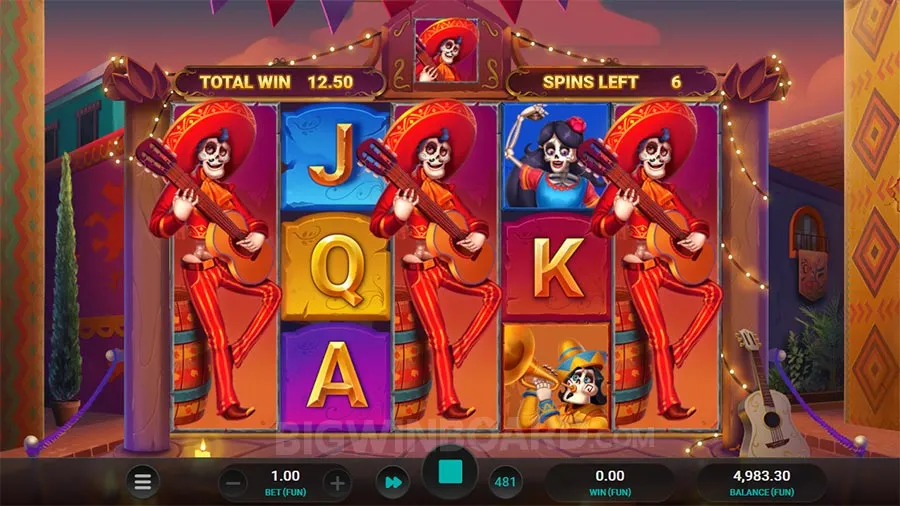 Los Cuatro Esqueletos slot