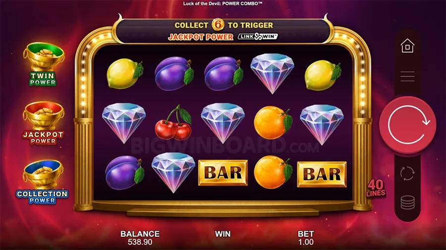 Luck of the Devil POWER COMBO slot
