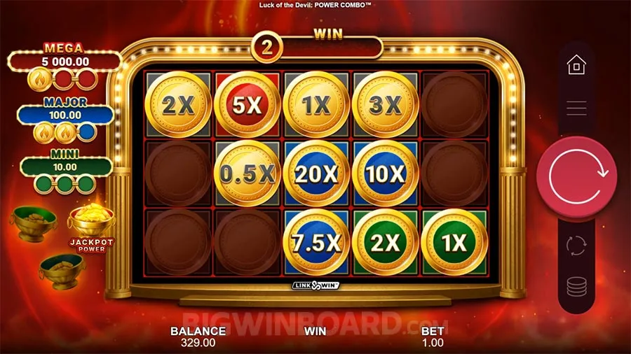 Luck of the Devil POWER COMBO slot
