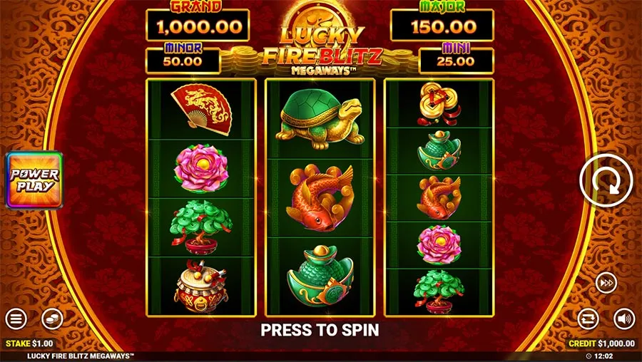 Lucky Fire Blitz Megaways slot