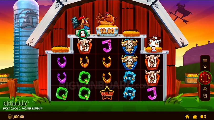 Lucky Clucks 2 Rooster Respins slot