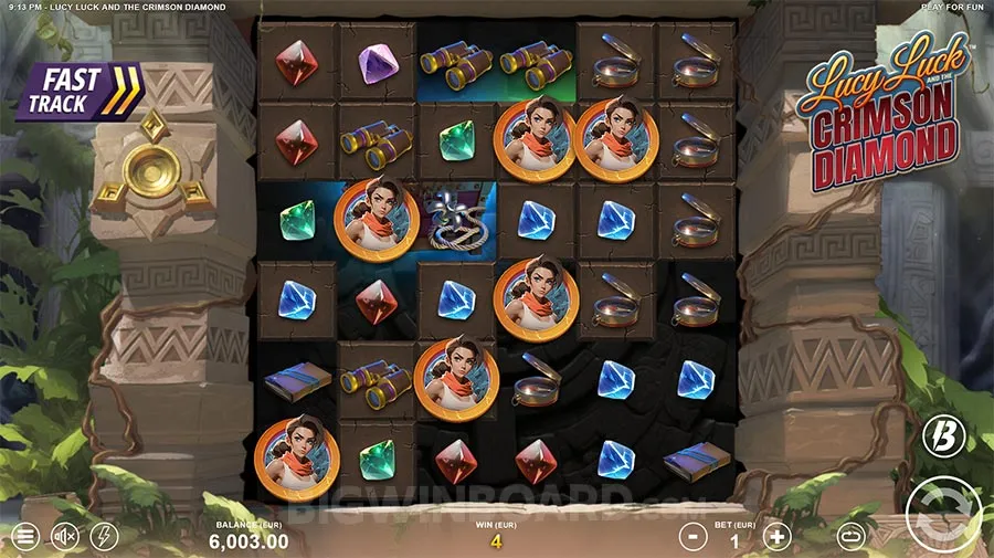 Lucy Luck and the Crimson Diamond slot