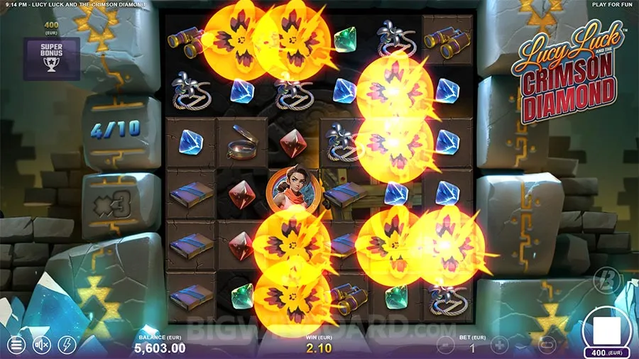 Lucy Luck and the Crimson Diamond slot