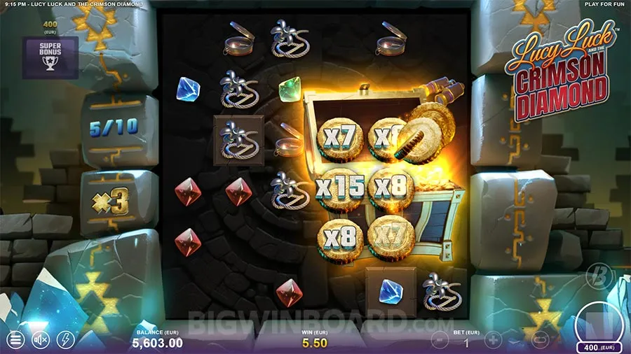 Lucy Luck and the Crimson Diamond slot