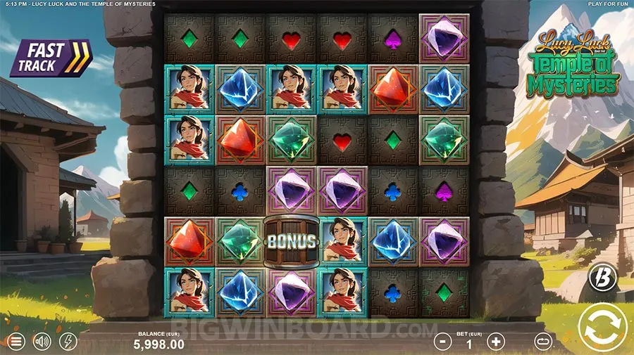 Lucy Luck and the Temple of Mysteries slot