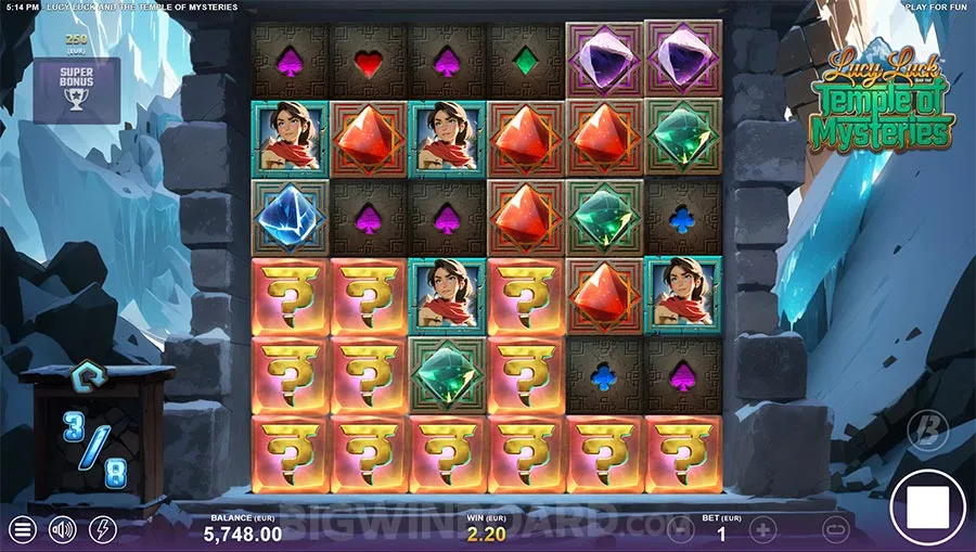 Lucy Luck and the Temple of Mysteries slot