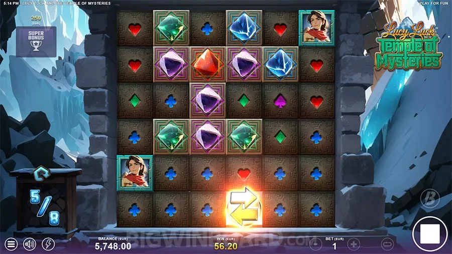 Lucy Luck and the Temple of Mysteries slot
