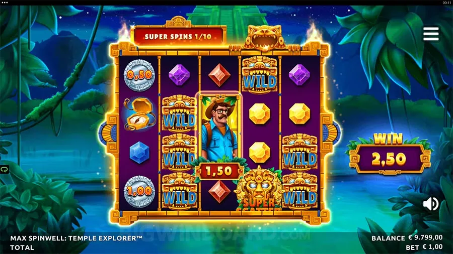 Max Spinwell Temple Explorer slot