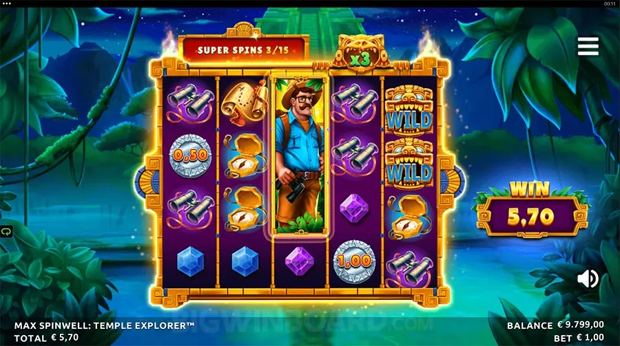 Max Spinwell Temple Explorer slot