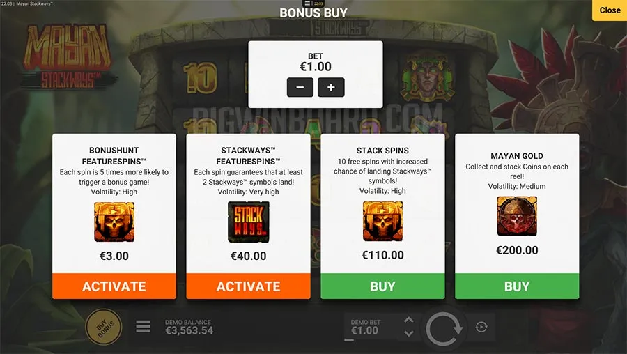 Mayan Stackways slot