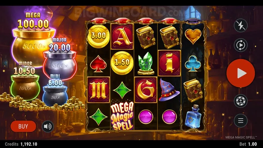 Mega Magic Spell slot