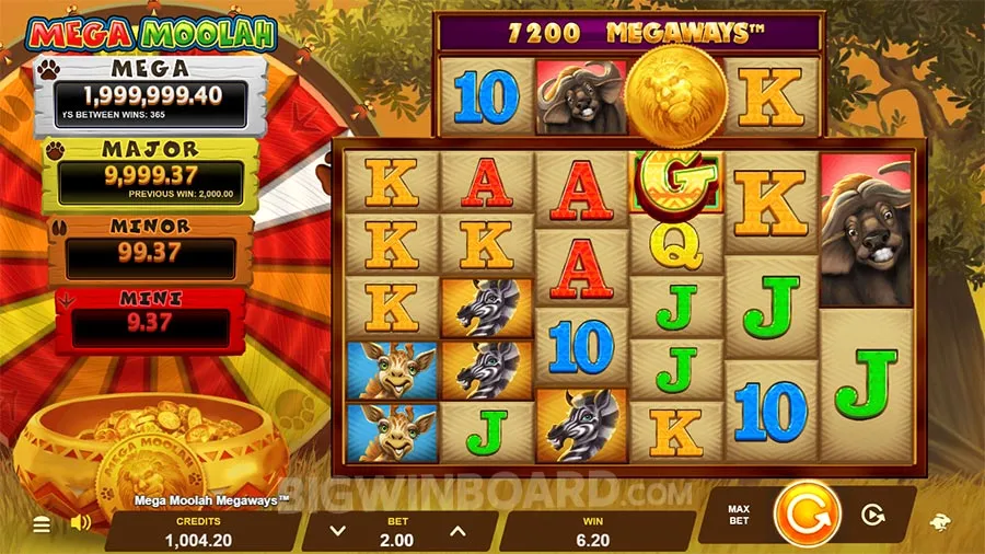 Mega Moolah Megaways slot