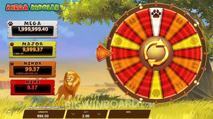 Mega Moolah Megaways slot