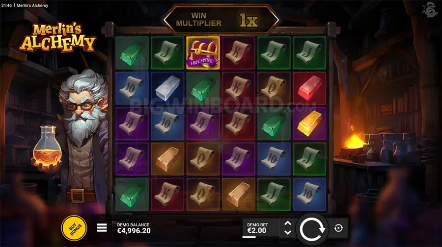 Merlins Alchemy slot