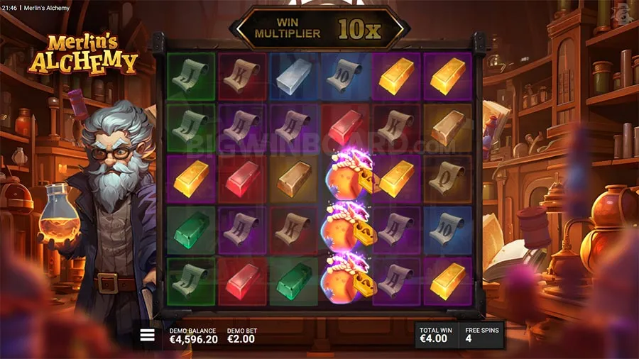 Merlins Alchemy slot
