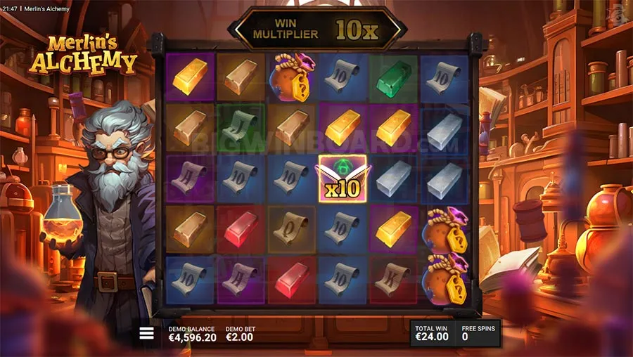 Merlins Alchemy slot