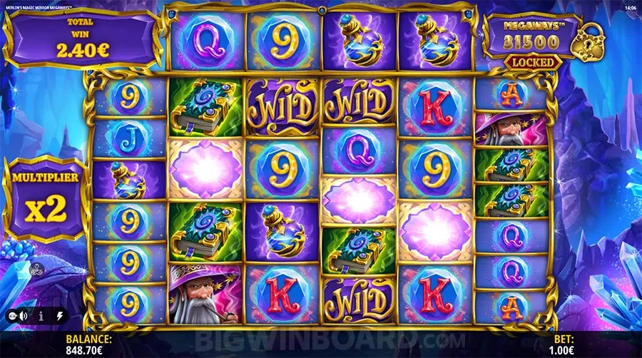 Merlin's Magic Mirror Megaways slot