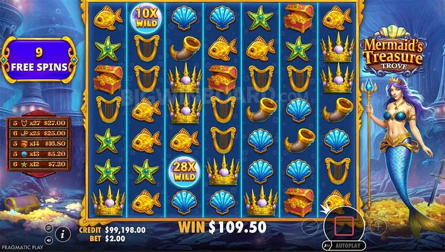 Mermaid's Treasure Trove slot