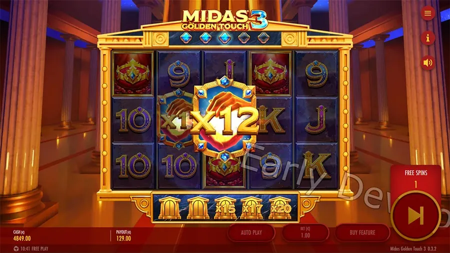 Midas Golden Touch 3 slot