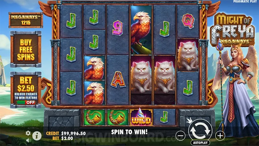 Might of Freya Megaways slot