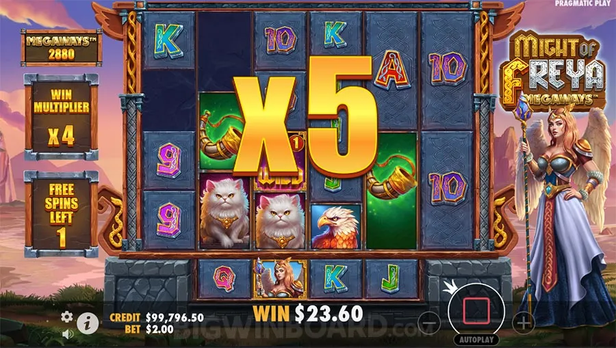 Might of Freya Megaways slot