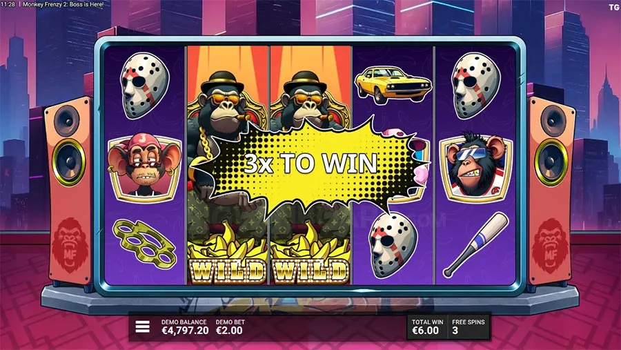 Monkey Frenzy 2 Boss is Here slot