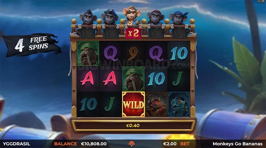 Monkeys Go Bananas MultiMax slot
